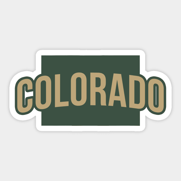 Colorado Sticker by Novel_Designs